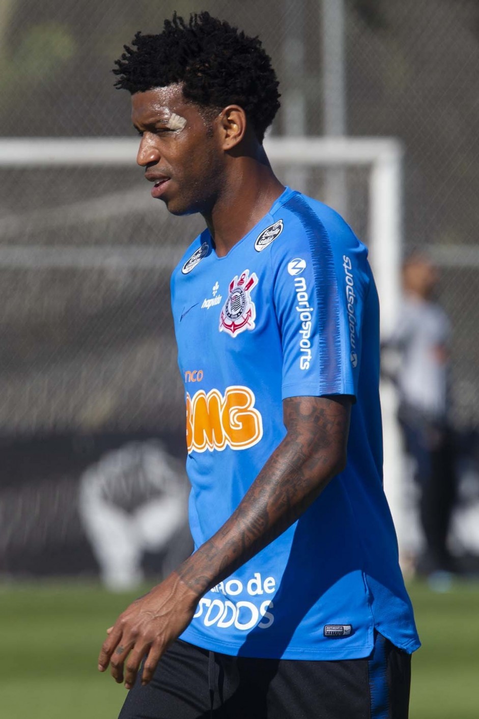Gil no treino desta terça-feira no CT Joaquim Grava