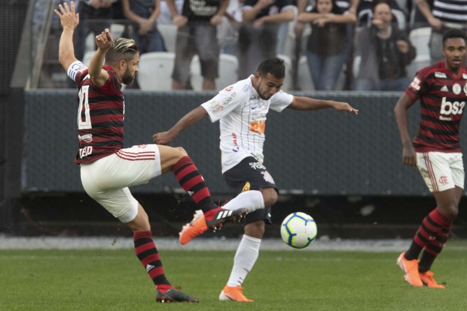 O Corinthians passou a chutar mais depois da parada para a Copa Amrica