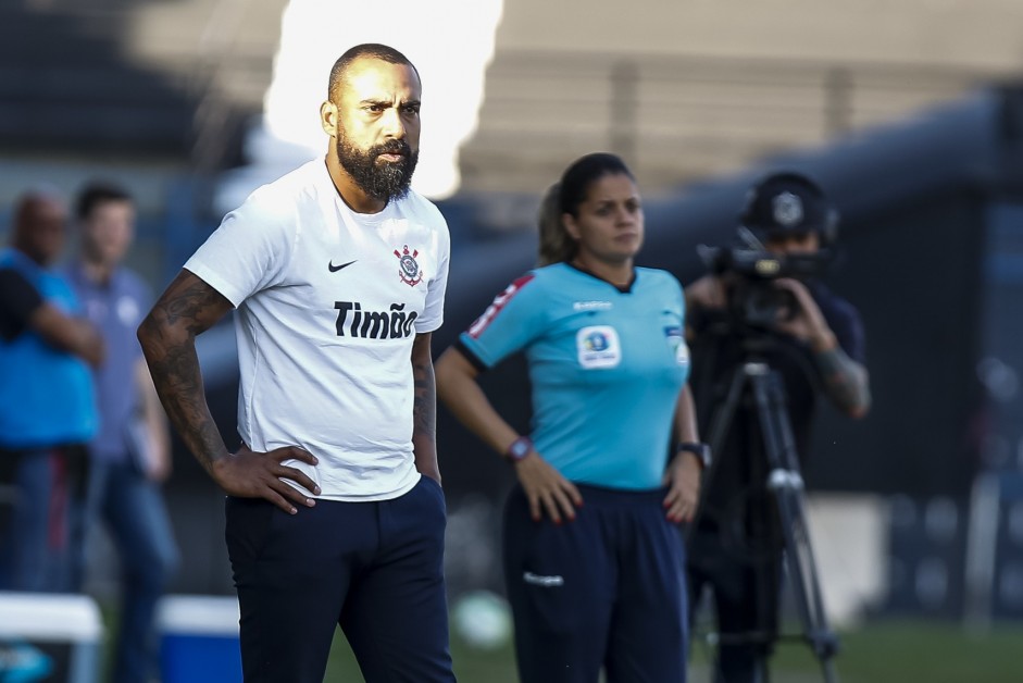 Coelho durante jogo contra a Ponte Preta, pelo Brasileirão Sub-20