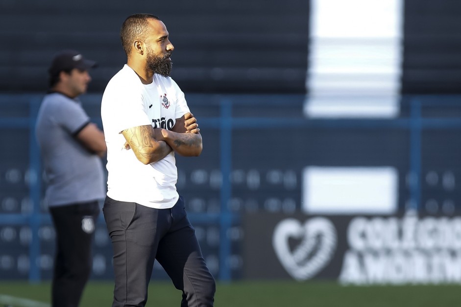 Dyego Coelho durante jogo contra a Ponte Preta, pelo Brasileiro Sub-20