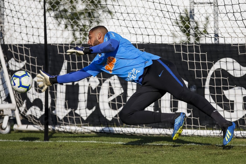 Filipe no treino desta sexta-feira no CT Joaquim Grava