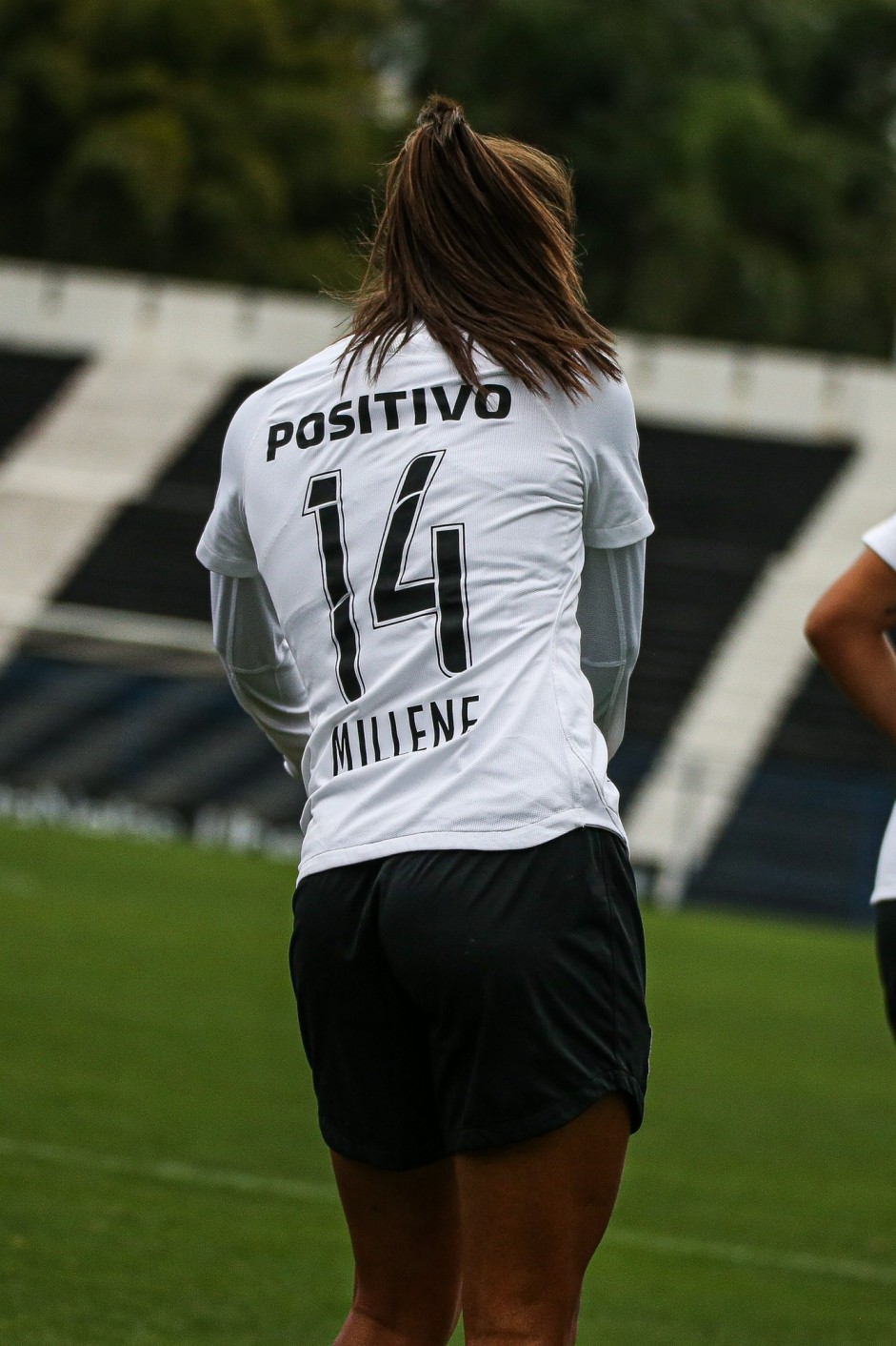 Mielene no jogo contra o Vitria, pelo Campeonato Brasileiro Feminino