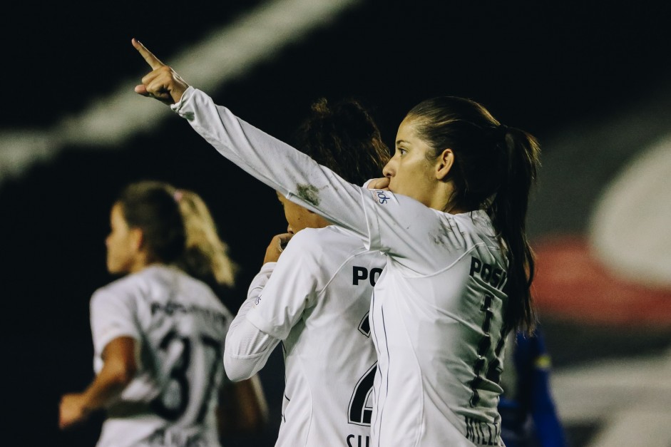 Millene durante jogo contra o So Jos, pelo Brasileiro Feminino