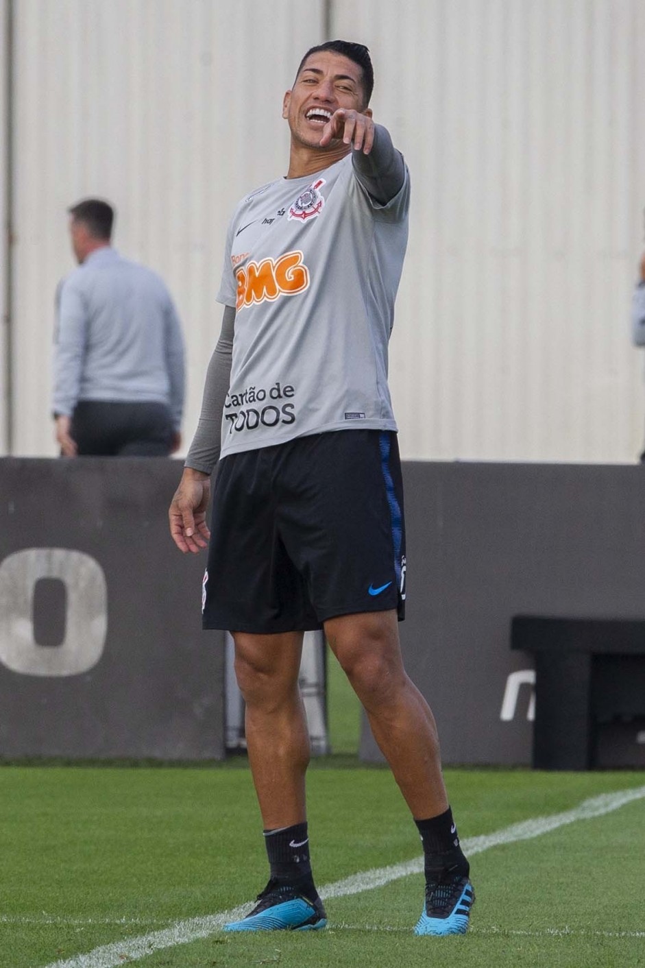 Ralf no ltimo treino antes do jogo contra o Fluminense, pela Sul-Americana