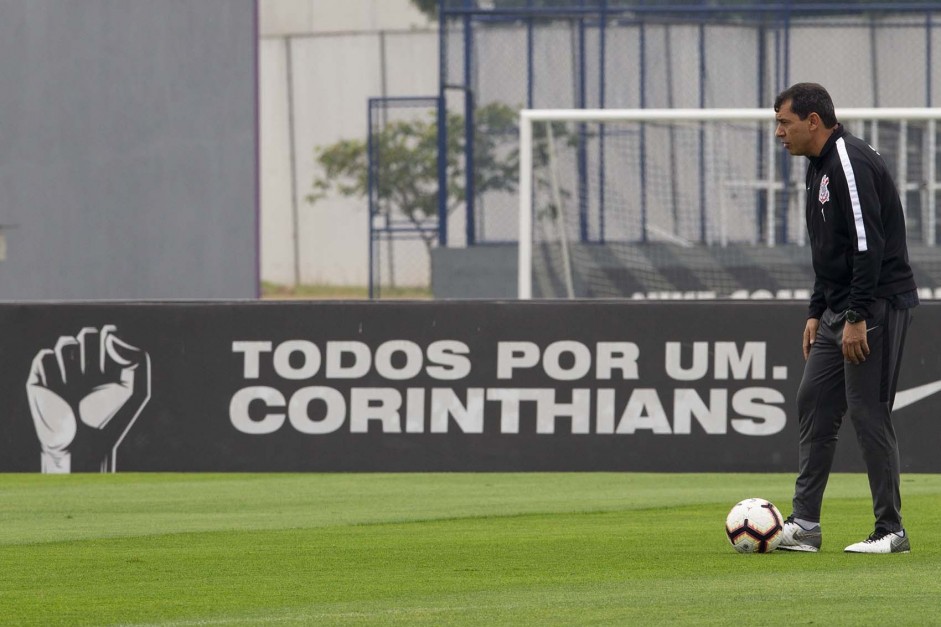 Carille no ltimo treino preparatrio para embate contra o Fluminense, pela Sul-Americana