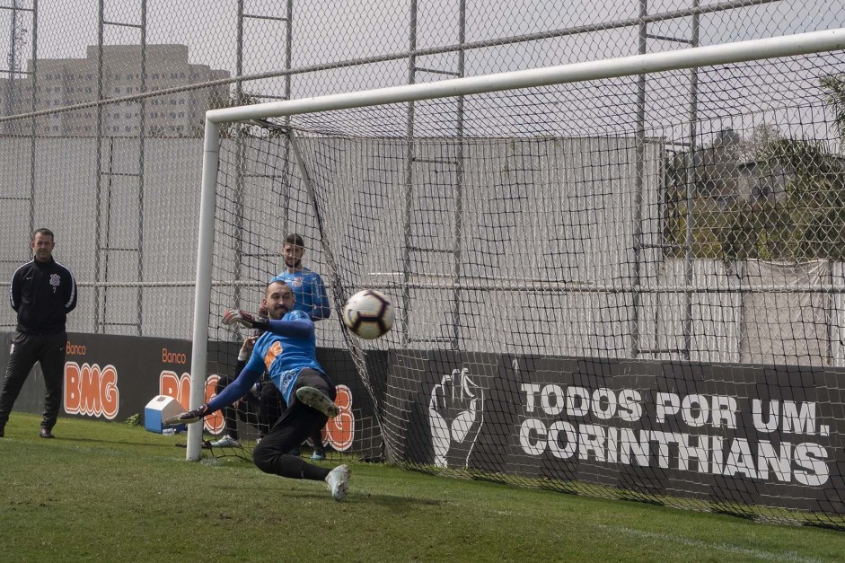 Goleiro Walter no ltimo treino preparatrio para embate contra o Fluminense