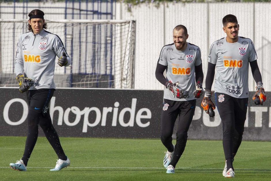 Cssio, Walter e Diego finaliza preparao para jogo contra o Fluminense, pela Sul-Americana
