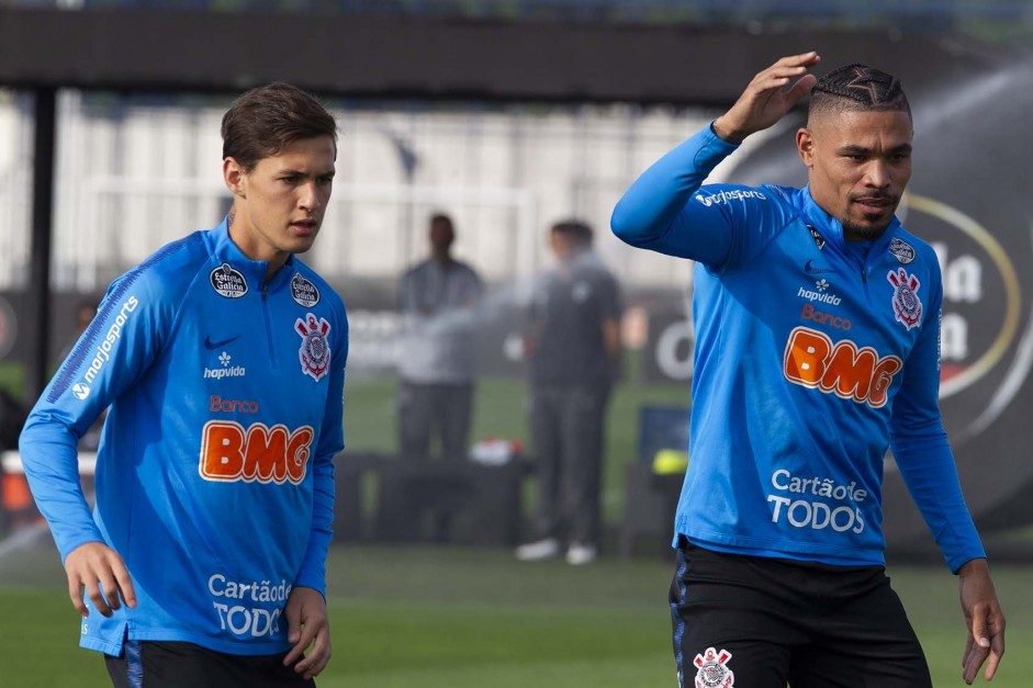 Mateus Vital e Jnior Urso finaliza preparao para jogo contra o Fluminense, pela Sul-Americana
