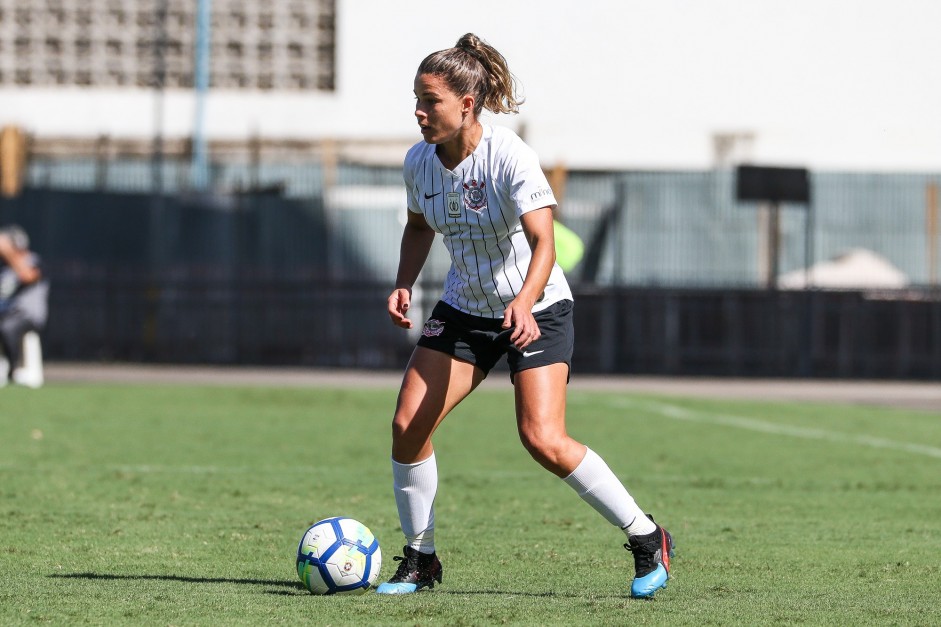 Tamires no duelo contra o Flamengo, pelo Brasileiro Feminino 2019