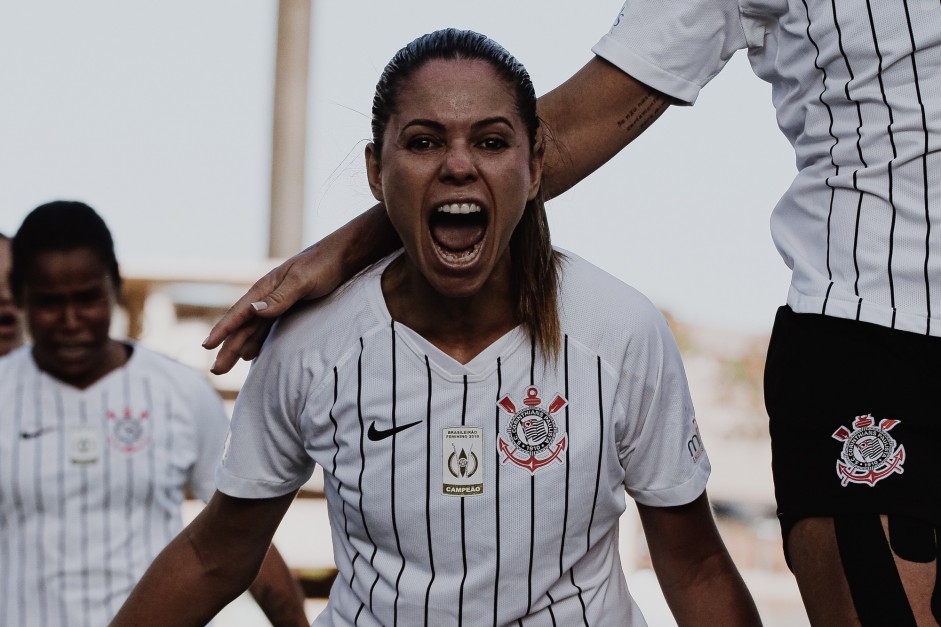 Zagueira Erika no duelo com o Flamengo, pelo Brasileirão Feminino 2019 Zagueira Erika no duelo com o Flamengo, pelo Brasileirão Feminino 2019