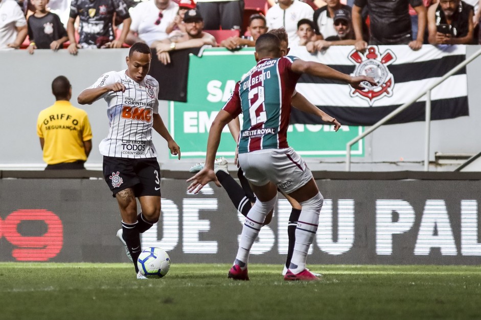 Janderson no jogo contra o Fluminense, pelo Brasileiro, no Man Garrincha