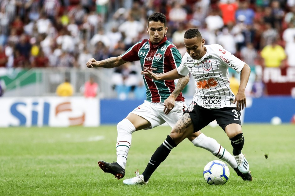 Janderson no jogo contra o Fluminense, pelo Brasileiro, no Man Garrincha