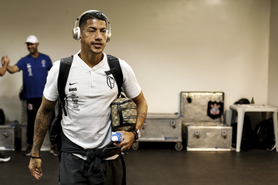 Ralf no vestiário do Mané Garrincha antes do jogo contra o Fluminense