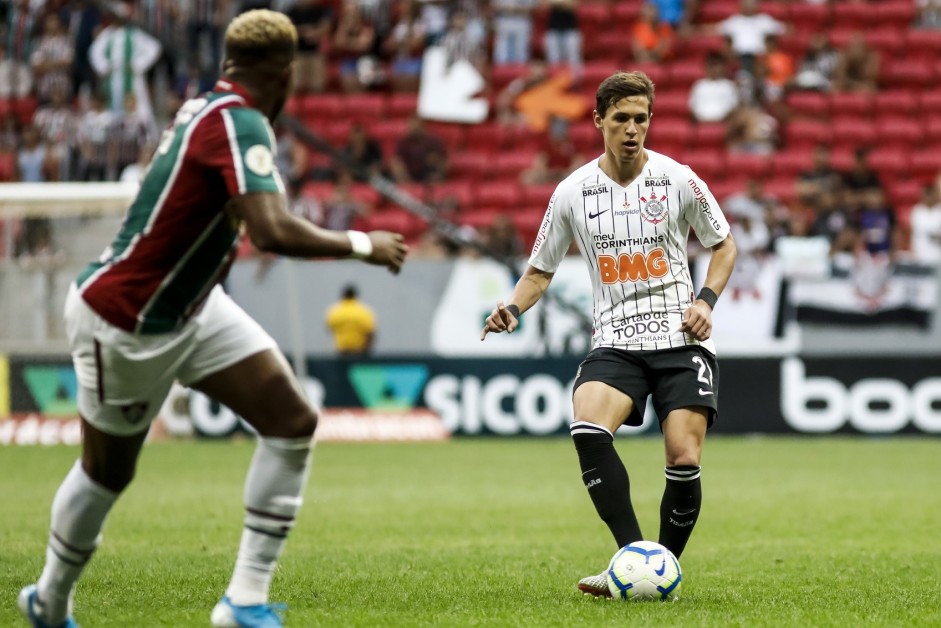 Vital no jogo contra o Fluminense, pelo Brasileiro, no Man Garrincha