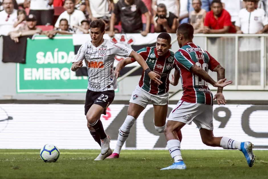 Vital no jogo contra o Fluminense, pelo Brasileiro, no Man Garrincha