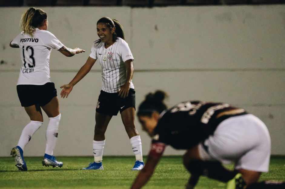 Millene marcou gol contra a Ferroviria, pelo Paulista Feminino