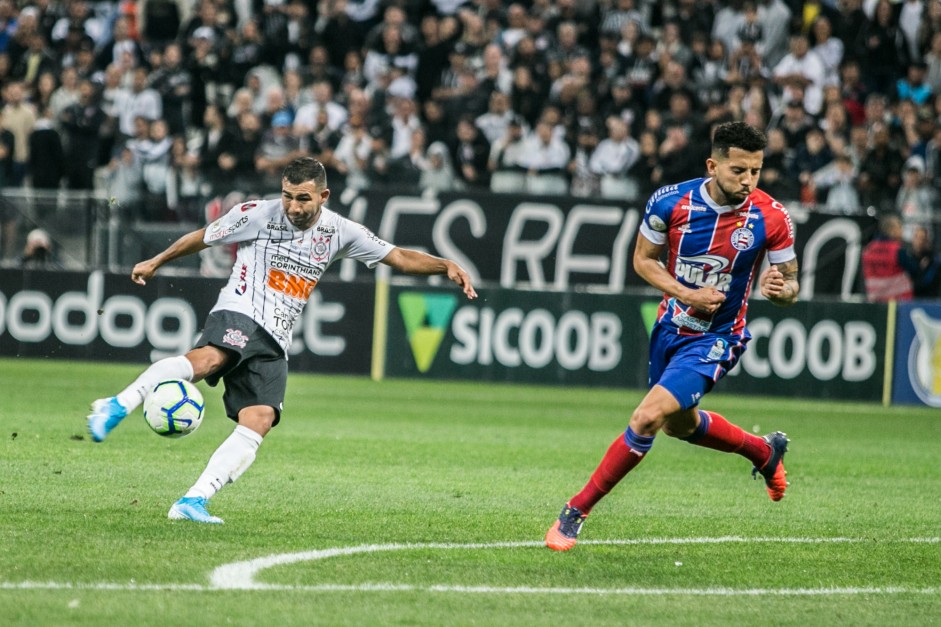 Sornoza no jogo contra o Bahia, pelo returno do Campeonato Brasileiro, na Arena Corinthians