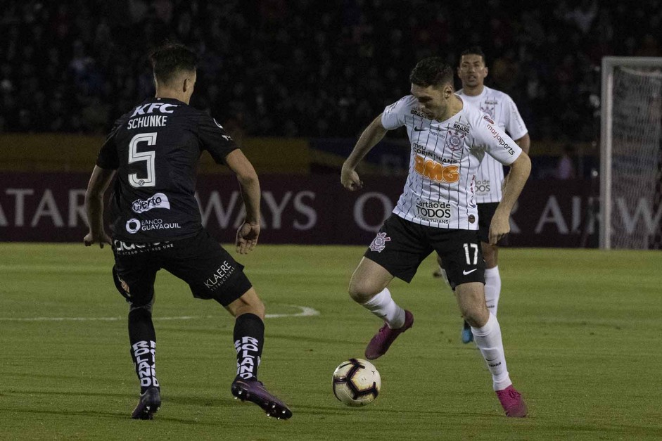Boselli durante jogo contra o Del Valle, no Equador, pela Sul-Americana