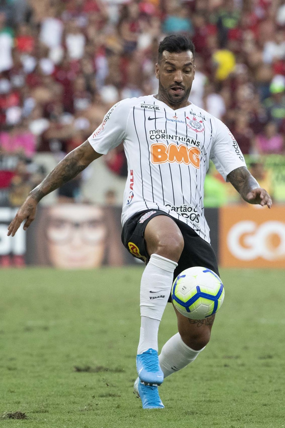 Michel Macedo durante jogo contra o Flamengo, no Maracan, pelo Brasileiro