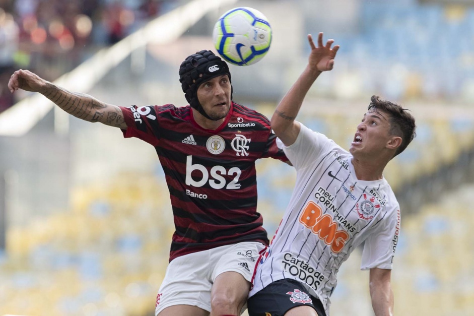 Vital durante jogo contra o Flamengo, no Maracan, pelo Brasileiro