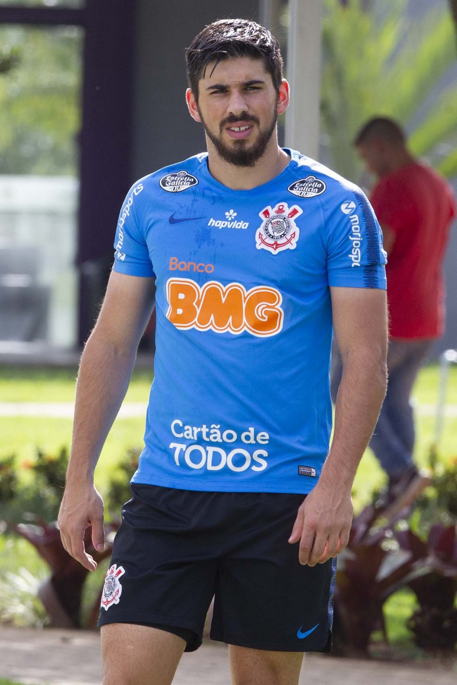 Bruno Mndez no treinamento do Corinthians desta sexta-feira, no CT Joaquim Grava