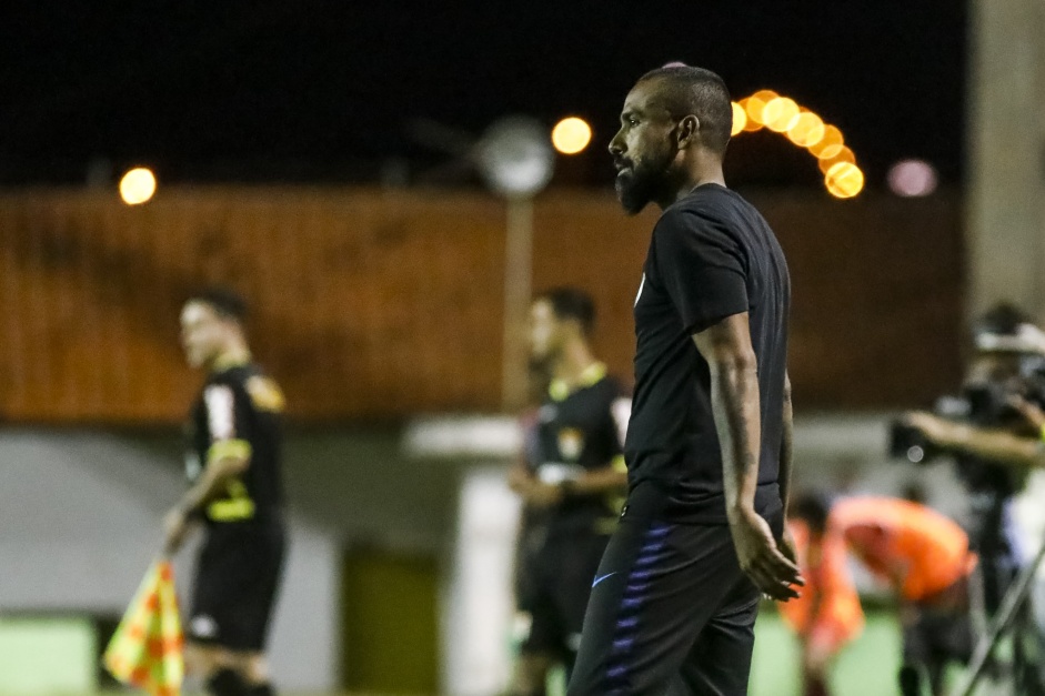 Coelho durante jogo contra o Fluminense-PI, pela Copinha So Paulo 2020