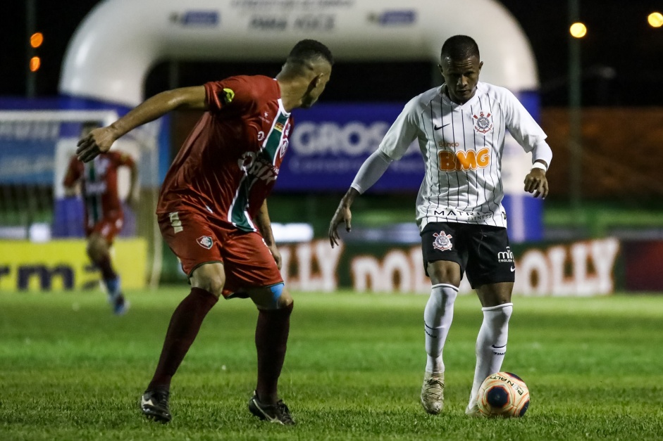 Ruan durante jogo contra o Fluminense-PI, pela Copinha São Paulo 2020
