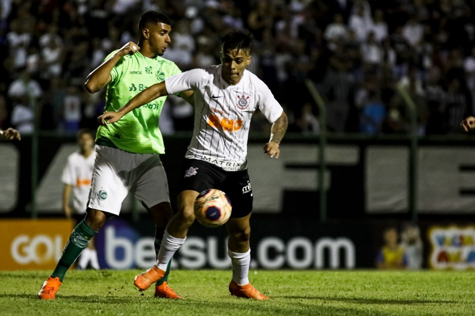 Sandoval no duelo contra o Juventude, pela Copinha So Paulo 2020