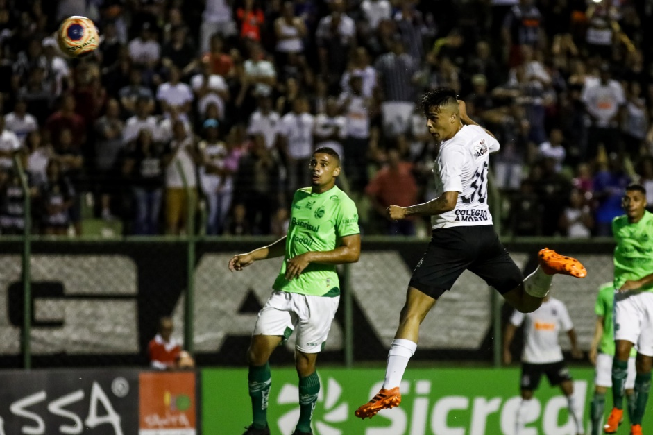Sandoval no duelo contra o Juventude, pela Copinha São Paulo