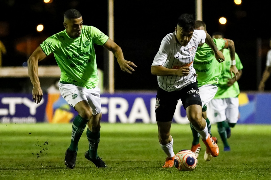 Sandoval no duelo contra o Juventude, pela Copinha So Paulo 2020