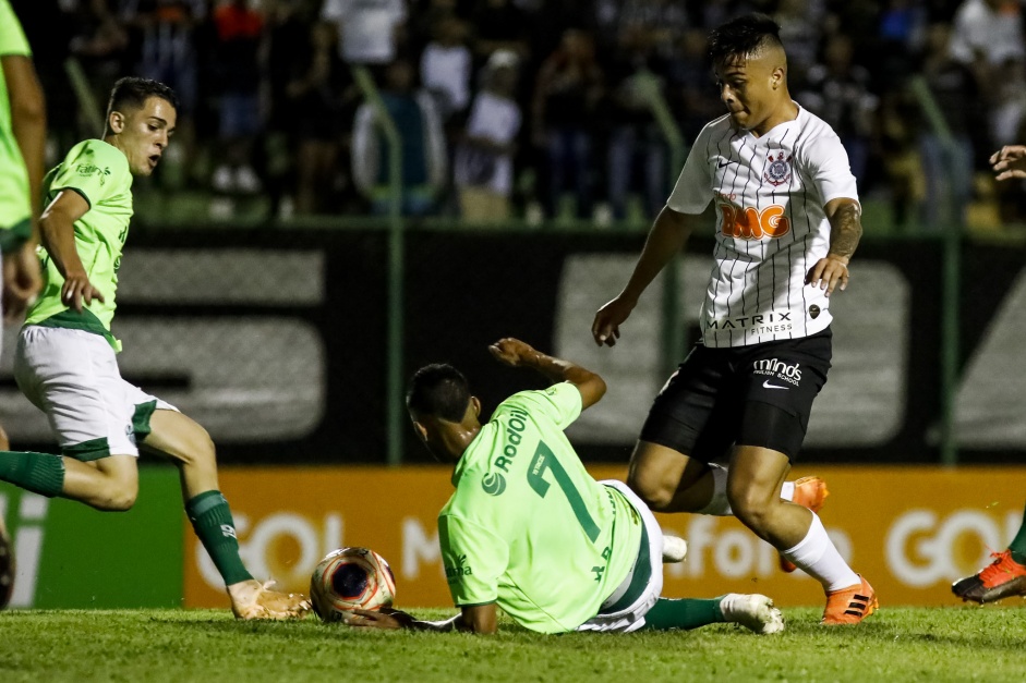 Hugo Sandoval no duelo contra o Juventude, pela Copinha So Paulo 2020