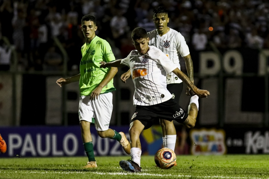 Gabriel Pereira no duelo contra o Juventude, pela Copinha So Paulo 2020