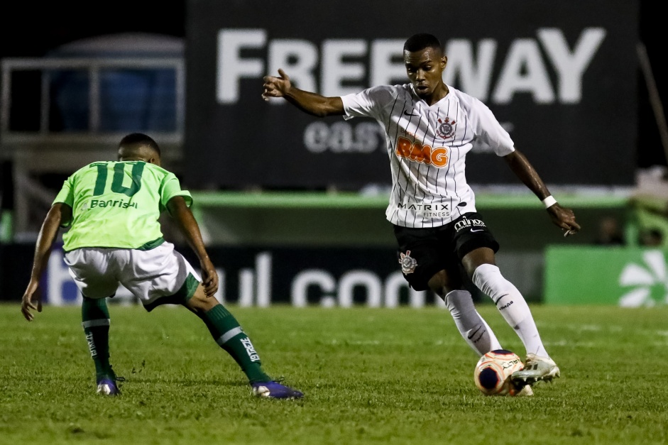 Felipe Torres no duelo contra o Juventude, pela Copinha São Paulo 2020