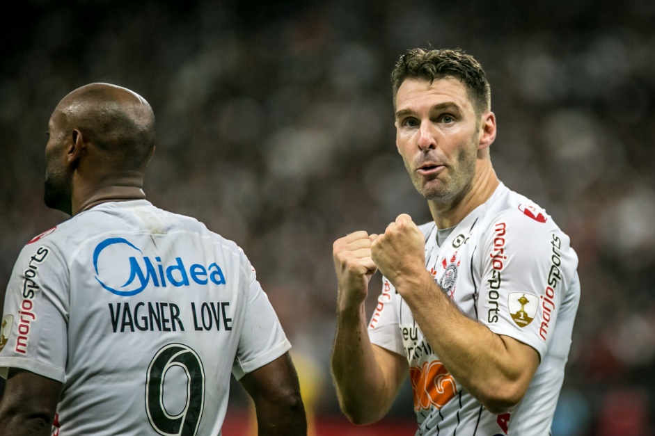 Boselli comemora seu gol nesta quarta-feira pela Libertadores contra o Guaraní