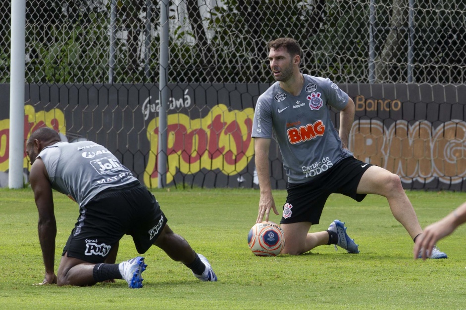 Boselli durante o treino da manhã desta quinta-feira