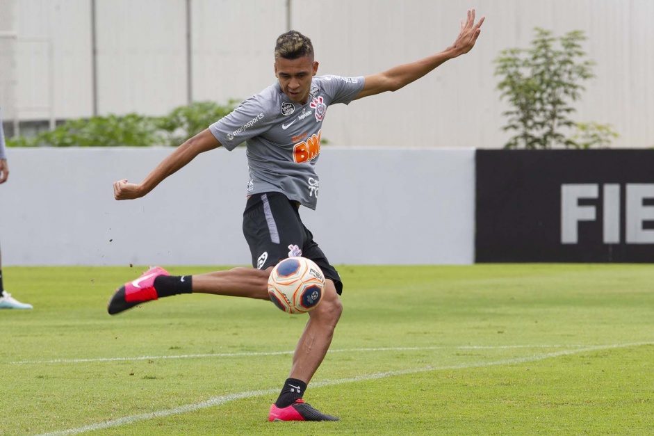 Cantillo durante o treino desta quarta-feira