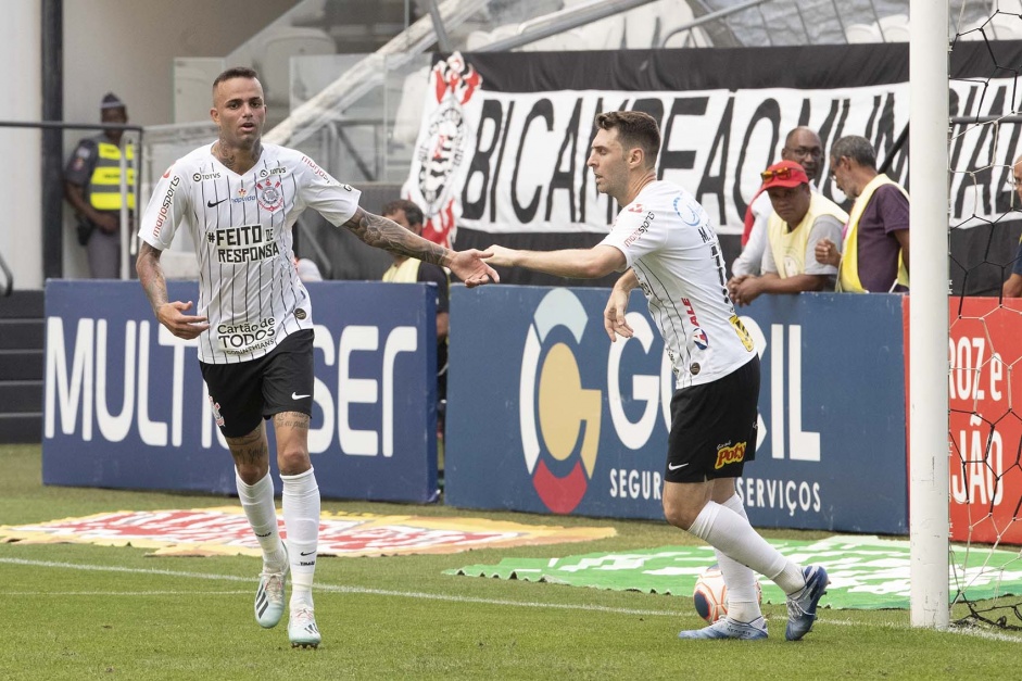 Luan marcou o gol de empate contra o Ituano no ltimo jogo do Corinthians antes da paralisao do futebol