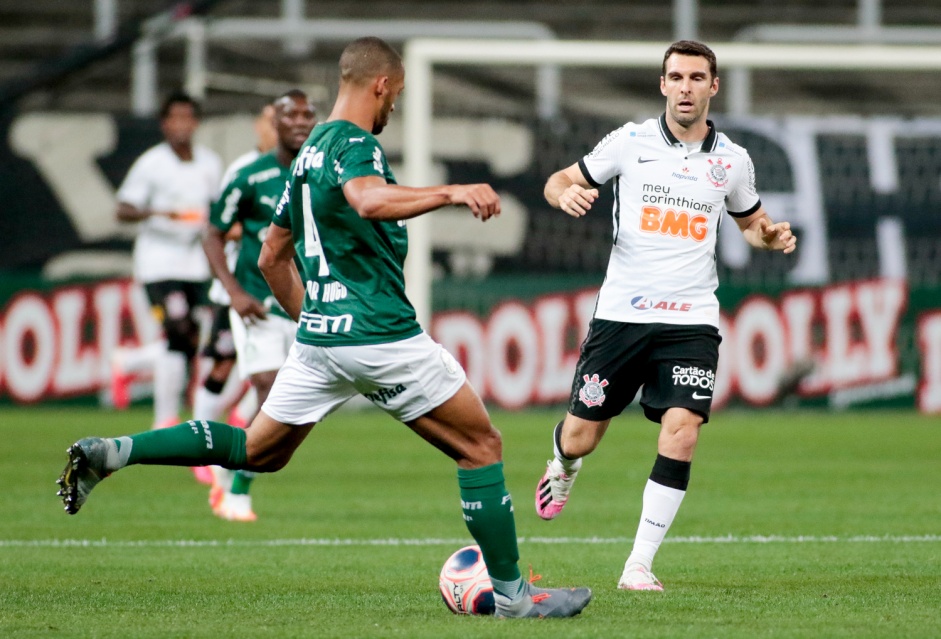 Mario Boselli em ao contra o Palmeiras, na Arena Corinthians, pela volta do Paulisto