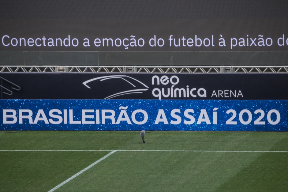 Neo Química Arena prontinha para duelo diante o Botafogo