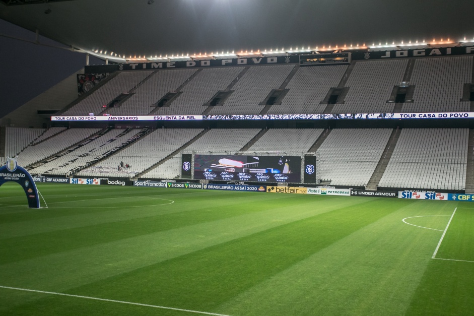 Neo Química Arena preparada para Dérbi de logo mais