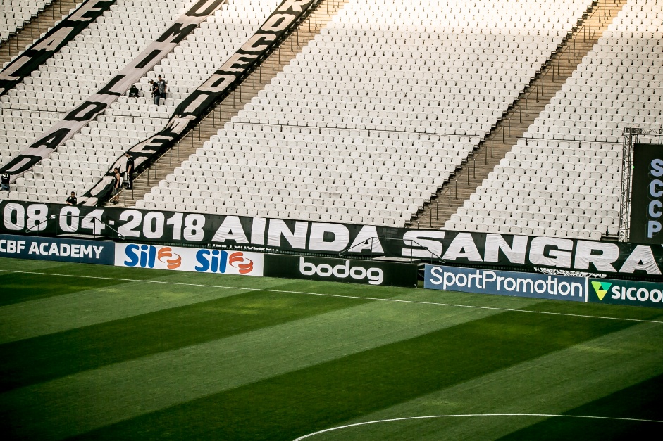 Neo Química Arena preparada para Dérbi de logo mais