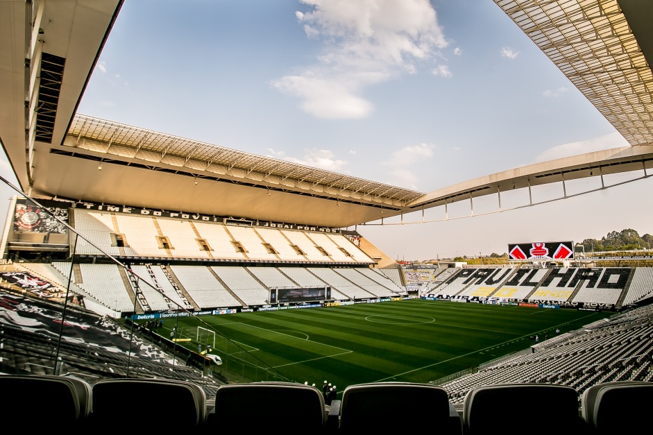 Neo Química Arena preparada para Dérbi de logo mais