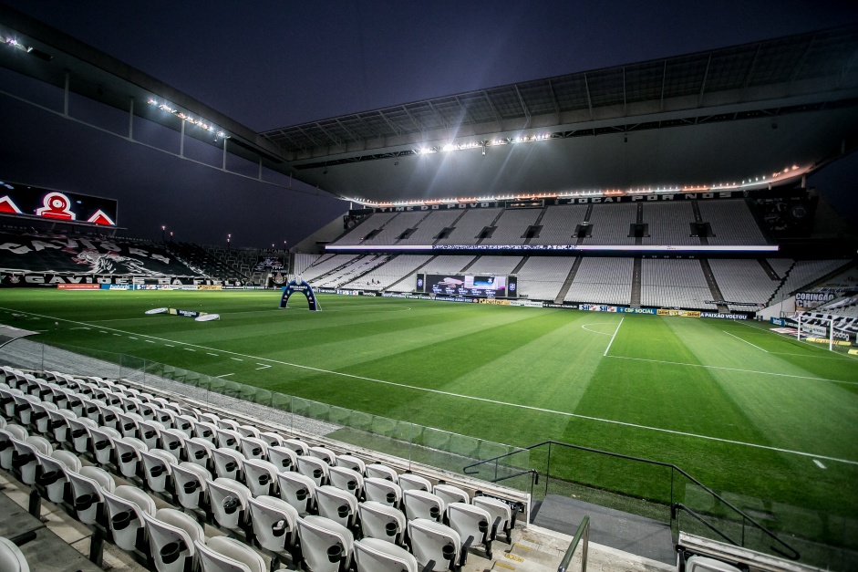 Neo Química Arena preparada para Dérbi de logo mais