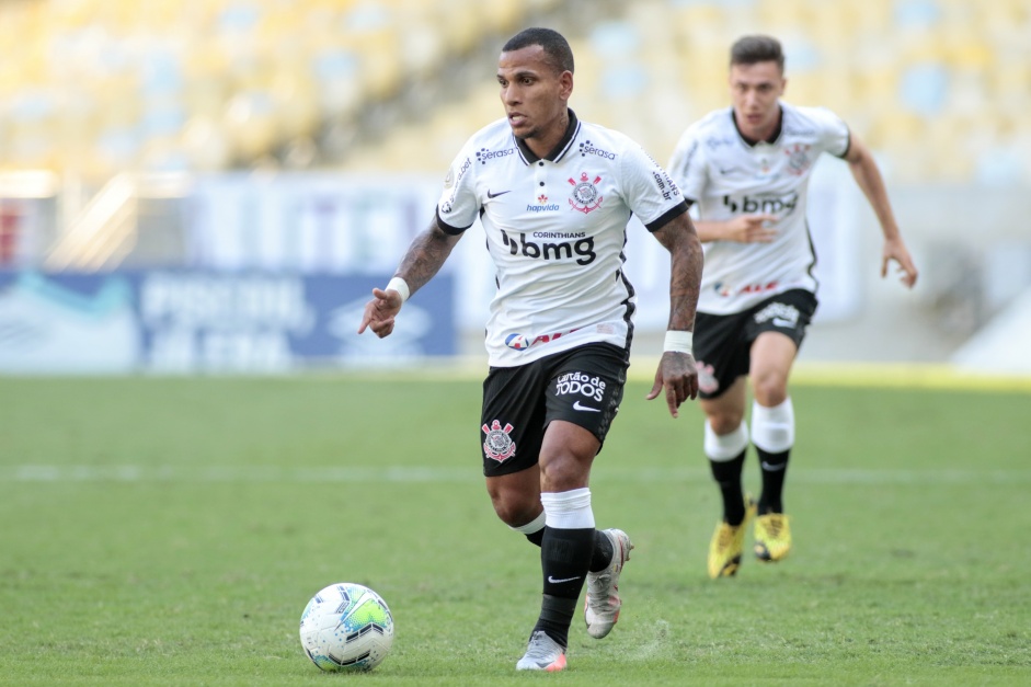 Otero e Piton no jogo contra o Fluminense, no Maracan