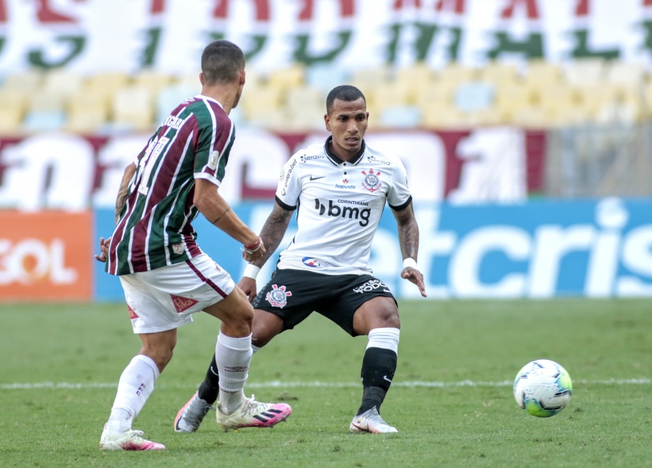 Otero no jogo contra o Fluminense, no Maracan