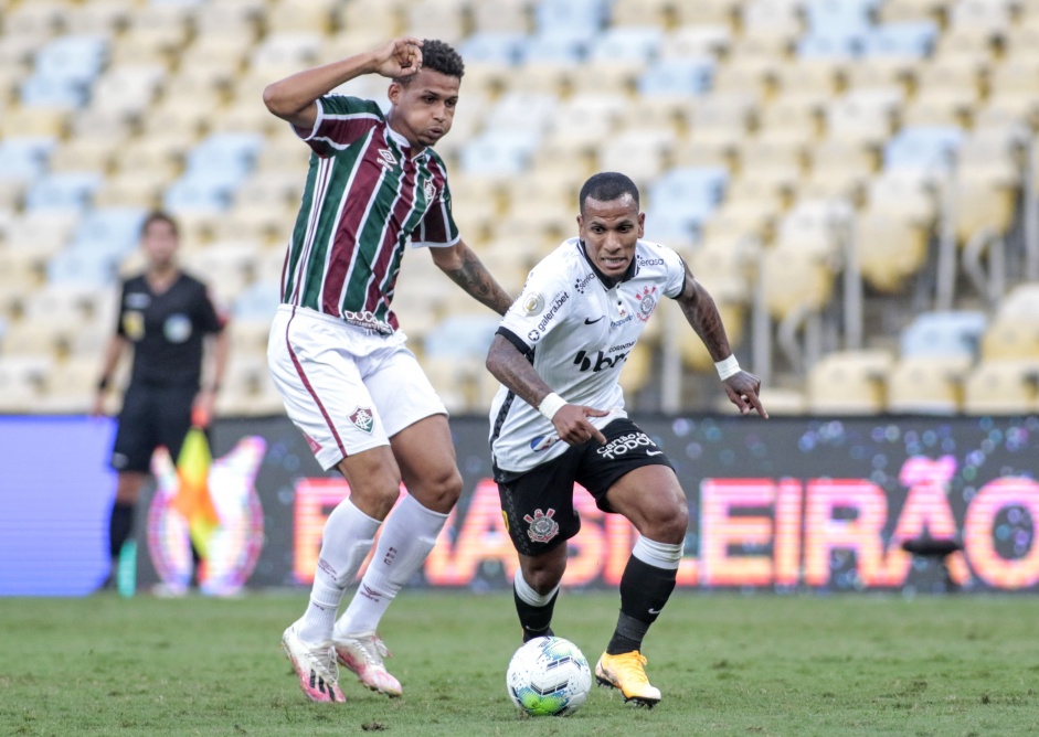 Otero no jogo contra o Fluminense, no Maracan, pelo Brasileiro