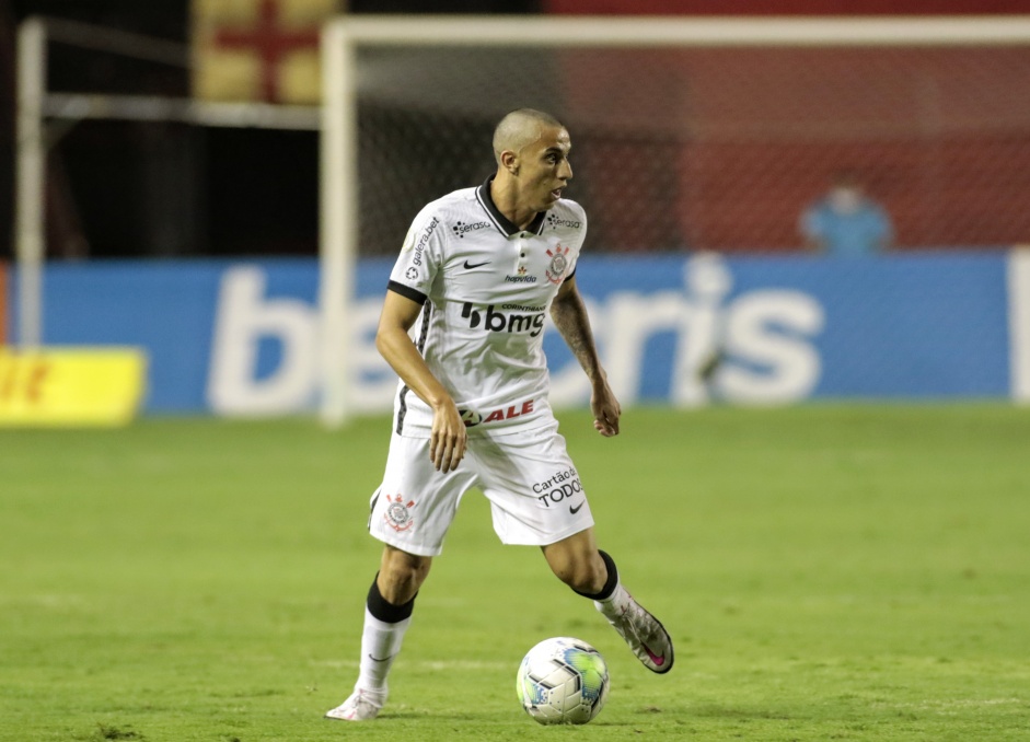 Gustavo Mantuan no jogo contra o Sport, pelo Campeonato Brasileiro