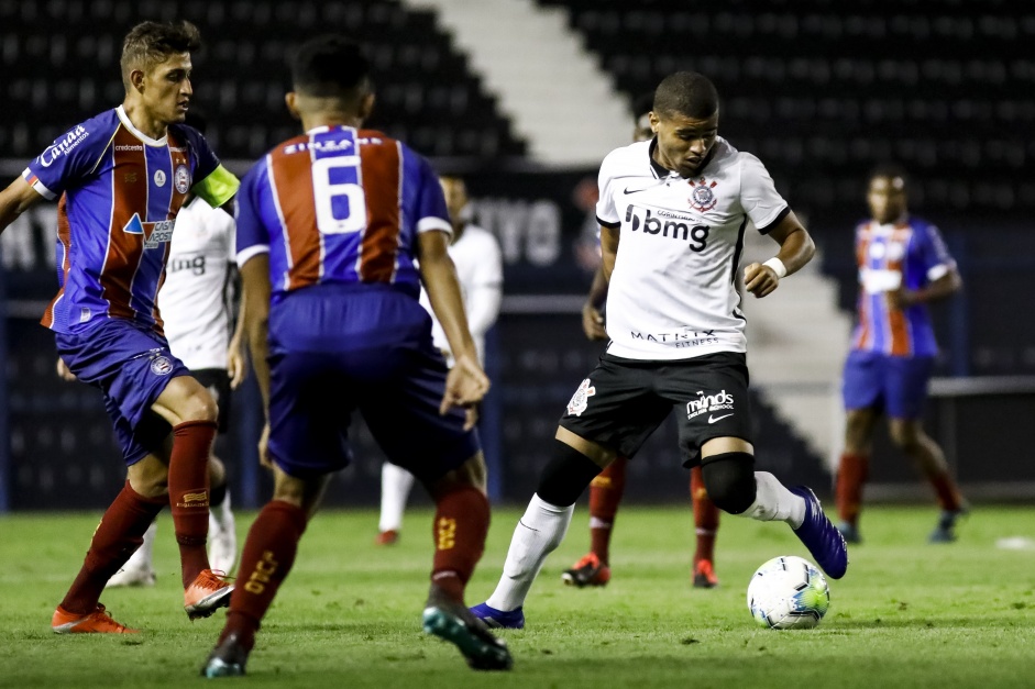 Partida entre Corinthians X Bahia, realizado esta noite no Parque So Jorge, pelo SUB 20