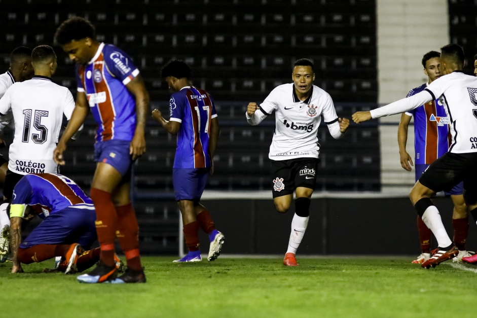 Partida entre Corinthians X Bahia, realizado esta noite no Parque So Jorge, pelo SUB 20