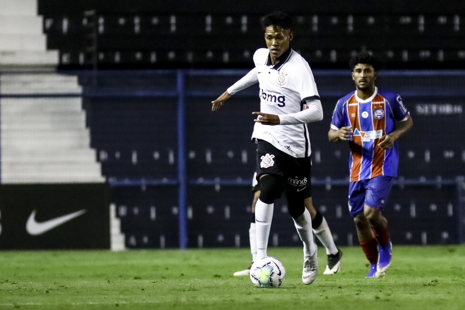 Partida entre Corinthians X Bahia, realizado esta noite no Parque So Jorge, pelo SUB 20